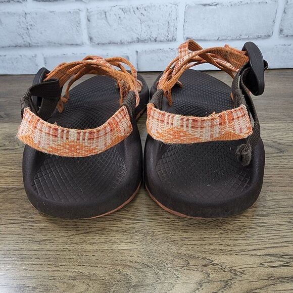 Chaco ZX2 Women’s Sport Hiking Outdoor Sandals Patched Amber Orange Brown Size 7 - Picture 8 of 9
